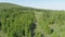 Breathtaking Aerial View of the Siberian Forest
