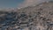 Breathtaking Aerial View of a Snowy Mountain Village