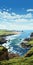 Breathtaking Anime Art: Detailed 2d Illustration Of Bude, Cornwall