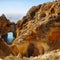 Breathtaking Cliffs Beach Islands Algarve Coast, Portugal