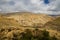 Breathtaking Cloudy Desert Landscape of Upper Mustang captured from Chele Village in Himalaya Nepal