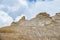 Breathtaking Cloudy Desert Landscape of Upper Mustang captured from Chele Village in Himalaya Nepal