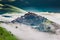 Breathtaking dawn in the Castelluccio, Umbria