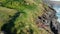 Breathtaking flight over the Cliffs of Kilkee - aerial footage