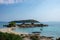 Breathtaking Lagonisi beach on Greek peninsula Sithonia