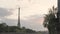 Breathtaking landscape with the Effel tower in Paris, France. Action. Summer cityscape with a famous tourists attraction