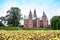 Breathtaking magical autumn  landscape with famous Rosenborg Castle in Copenhagen, Denmark. Exotic amazing places. Popular tourist