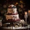 Breathtaking Masterpiece Wedding Cake, Showcasing Exemplary Artistry, Commemorating a Lifetime of Love