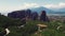 breathtaking nature - massive rock towers surrounded by wood