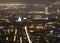 breathtaking night view of the city of Turin seen from above