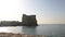 Breathtaking panorama of Egg castle in Naples, view from seafront, sequence