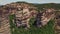 breathtaking panorama of the famous Meteora complex, town Kalambaka, Greece