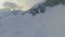 Breathtaking panorama of snowy mountain peak, popular ski resort, Austrian Alps