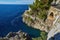 Breathtaking panoramic view from Conca dei Marini along the main road of the Amalfi Coast