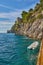 Breathtaking panoramic view from Conca dei Marini along the main road of the Amalfi Coast