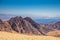 Breathtaking Panoramic view of Mount Salomon `Har Shelomo` Hebrew in Eilat Mountains and the Gulf of Aqaba