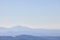 Breathtaking shot of the mountain view in the Cleveland National Forest during the sunrise