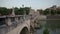 Breathtaking shot of Tiber river in Rome, Italy