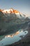 Breathtaking Sunrise over Grossglockner , Austria