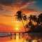 Breathtaking Sunset Over the Beaches of Goa