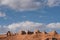 Breathtaking view of the Arches National Park, Delicate Arch Castle USA