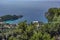 breathtaking view of the cliffs and beaches of the greek island of corfu