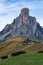 Breathtaking view of the extraordinary stone formations in the Dolomites in South Tyrol, Italy