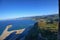 The breathtaking view from the hill of the sanctuary of Tindari, Italy