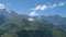 Breathtaking view of Kazbeg mountain, Georgia. Landscape of Caucasus mountains