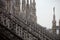 Breathtaking view of majestic Milan Cathedral (Duomo di Milano) in Italy