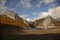 Breathtaking view of the mountains under the blue sky captured in Riano Reservoir, Spain