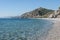 Breathtaking view of the ocean and Maro Malaga beach in Andalucia, Spain