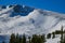 Breathtaking view to Breckenridge Resort peak, Colorado.