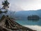 Breathtaking view of Zugspitze lake surrounded with forests in Eibsee