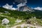 Breathtaking vista over Julian Alps in Triglav Park,Slovenia