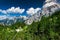 Breathtaking vista over Julian Alps in Triglav Park,Slovenia