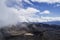 Breathtaking volcanic landscape view from the top of mount Ngauruhoe. One of the great walks in New Zealand, North Island. The mos