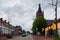 Breda, The Netherlands, Europe - October 1, 2019. Street of a typical Dutch small town in the vicinity of Breda Netherlands in