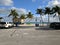 Breezy Key West beach seen from parking lot