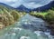 The Bregenzer Ache river in Austria