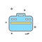 Breifcase icon design vector