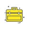 Breifcase icon design vector