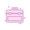 Breifcase icon design vector