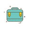 Breifcase icon design vector