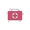 Breifcase icon design vector