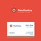 Breifcase setting logo Design with business card template. Elegant corporate identity. - Vector