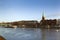 Bremen, Weser river and Saint Martini church