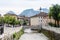 The Brenta river in Borgo Valsugana , Italy