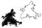 Brescia City Italian Republic, Italy, Lombardy map vector illustration, scribble sketch City of Brescia map