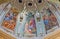 Brescia - The fresco of stories of Holy Family in apse of St. Joseph chapel in church Chiesa di San Francesco d`Asissi